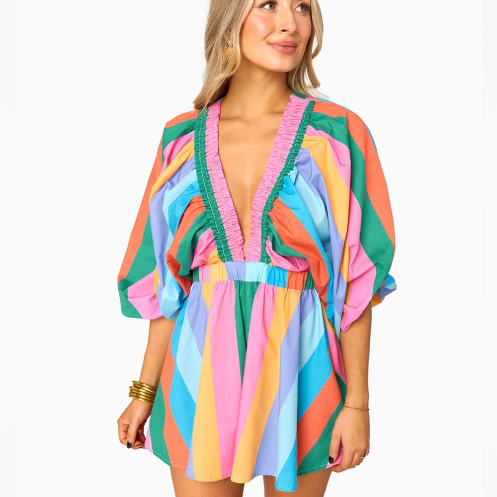 Buddy Love Jelly Beans Romper NWT